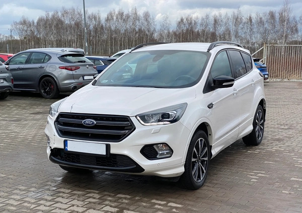 Ford Kuga cena 72200 przebieg: 58517, rok produkcji 2019 z Golczewo małe 352